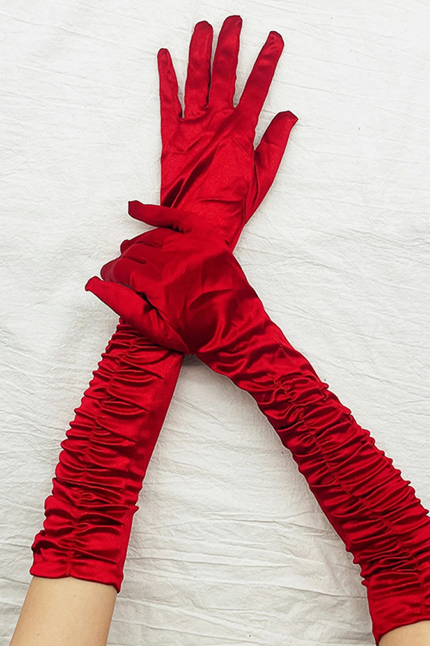 Rozeena Long Pleat Gloves sneakershuborg