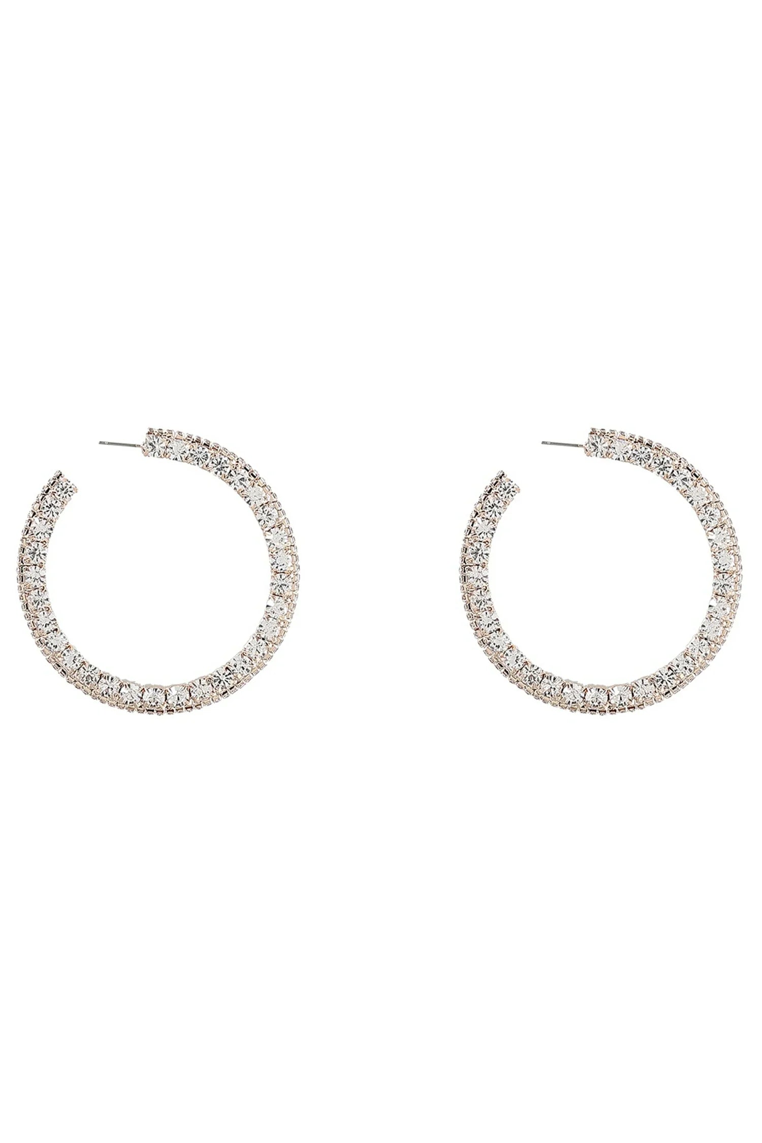 Annella Hoop Diamond Earrings sneakershuborg