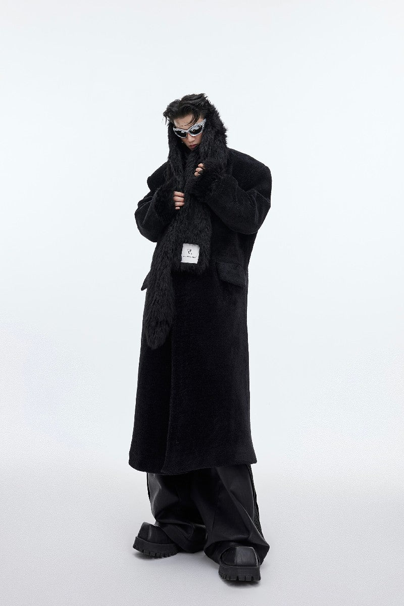 Wool Longline Coat - sneakershuborg