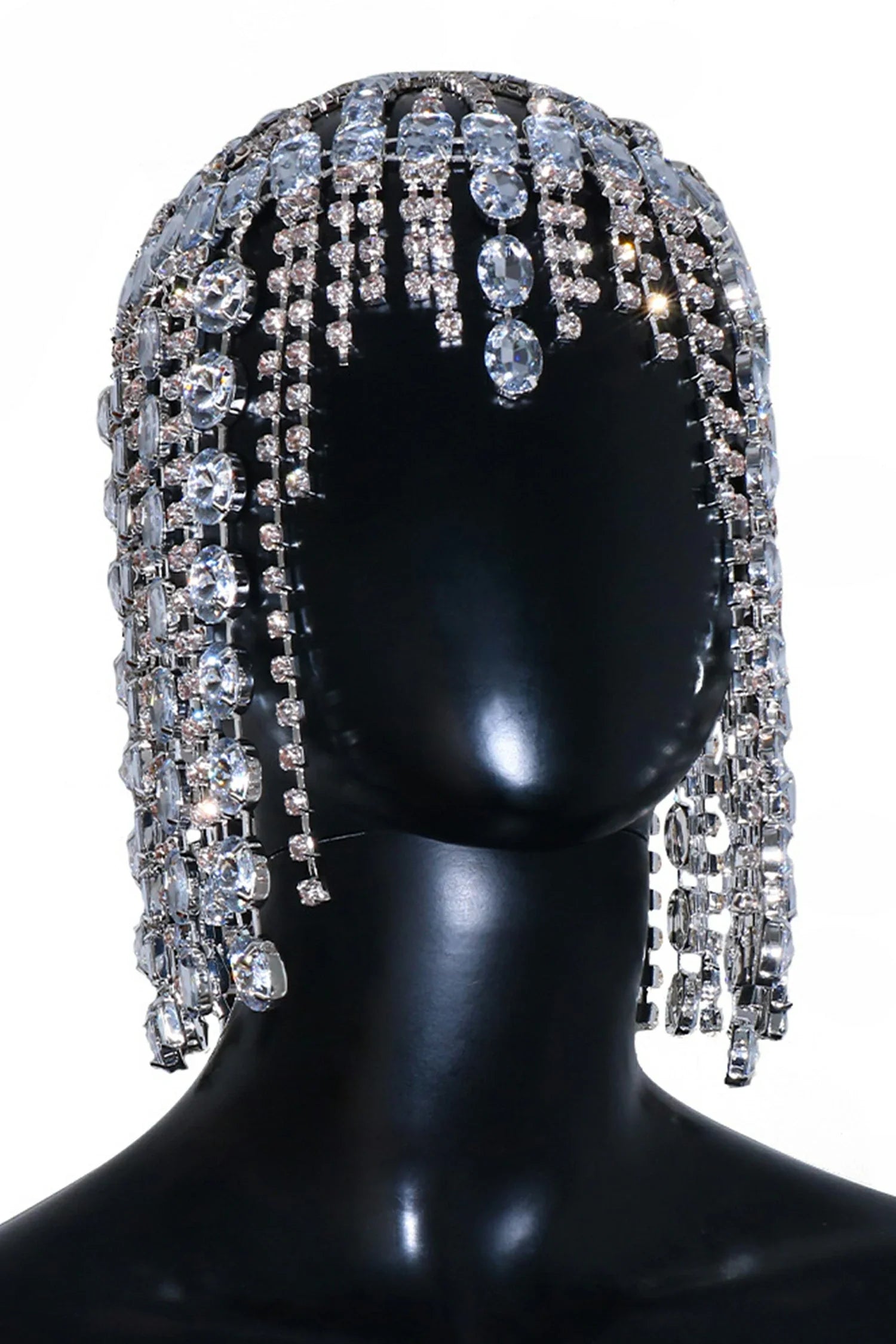 Anthoni Crystal Fringe Hairband sneakershuborg