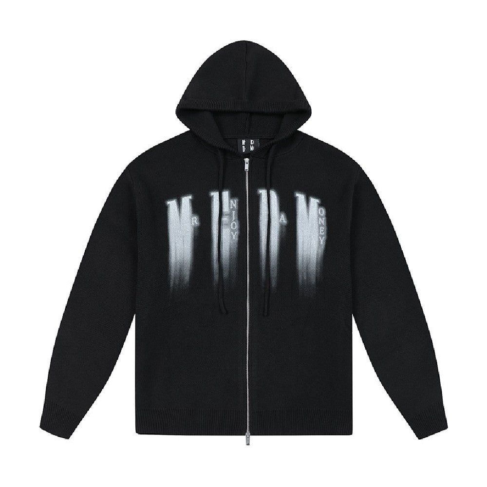 Zip-Up Hoodie With Motion Logo - sneakershuborg