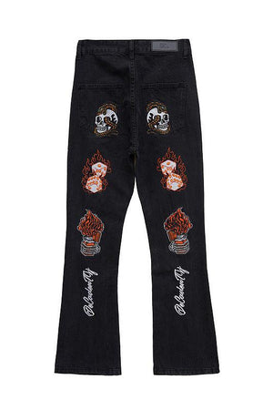 Sneakerhub High Street Embroidery Retro Jeans - 1574 - sneakershuborg