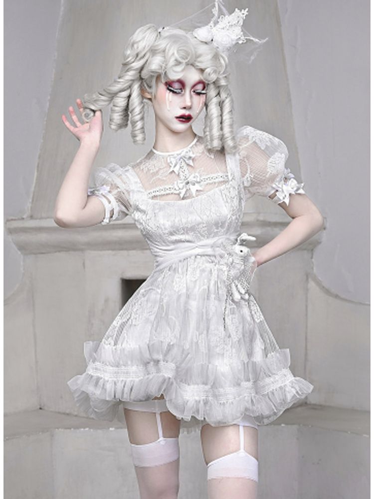 White Lace Doll Dress sneakershuborg