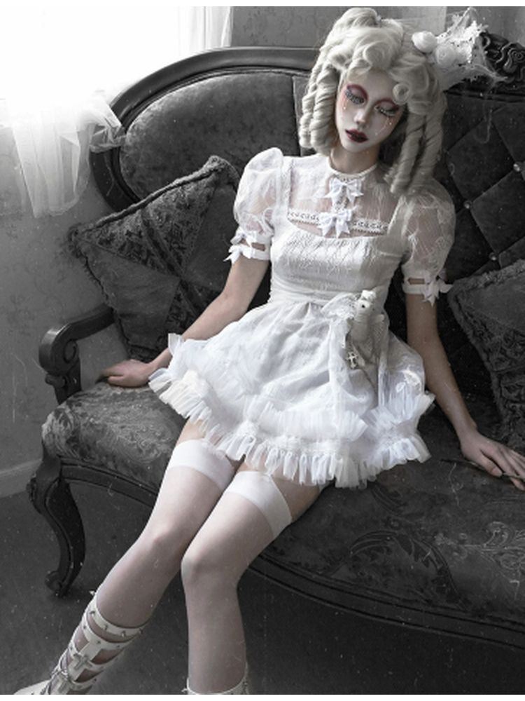 White Lace Doll Dress sneakershuborg