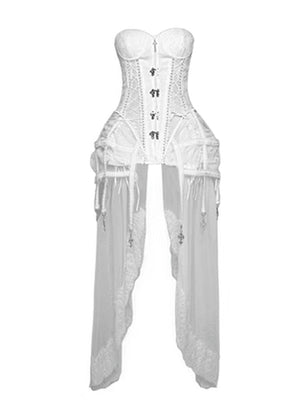 White Corset Bloomer Set sneakershuborg