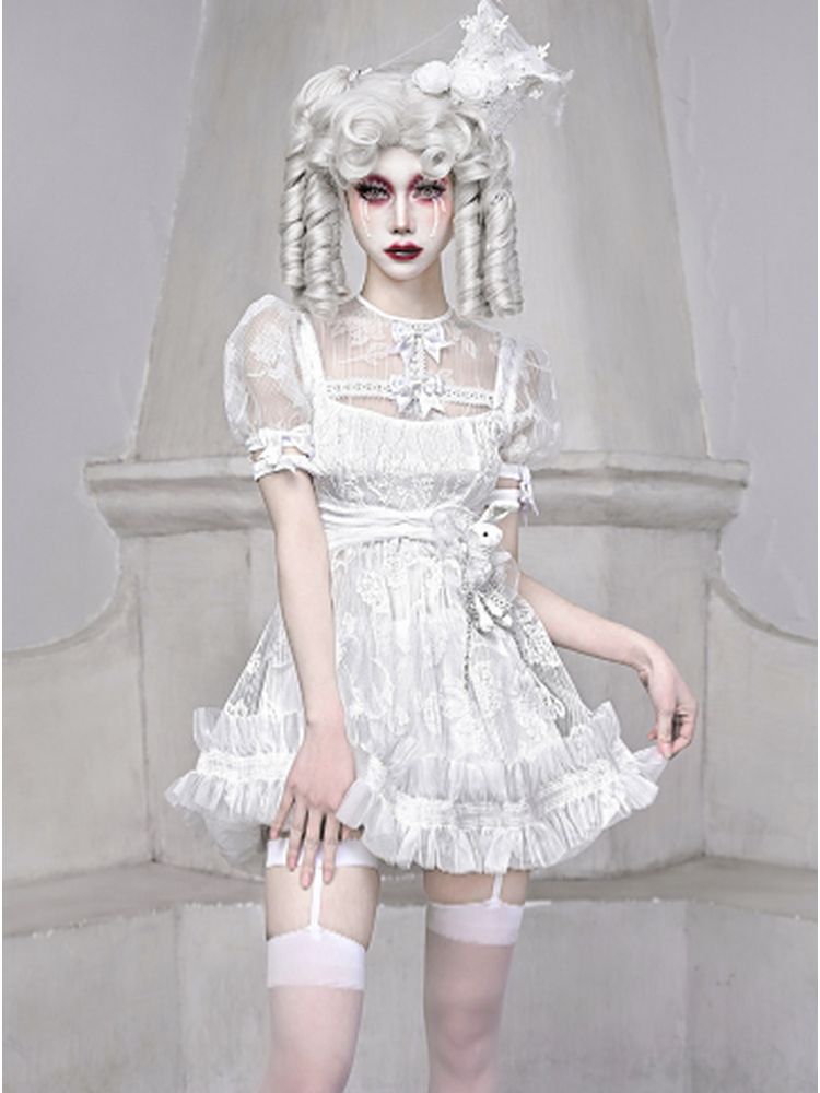 White Lace Doll Dress sneakershuborg