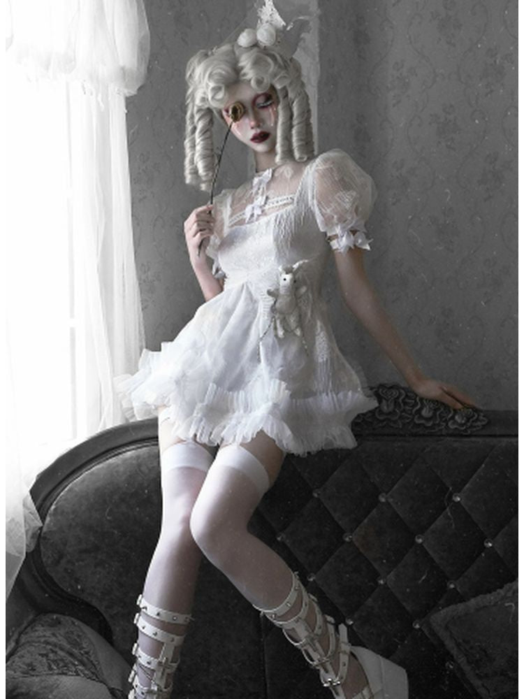 White Lace Doll Dress sneakershuborg