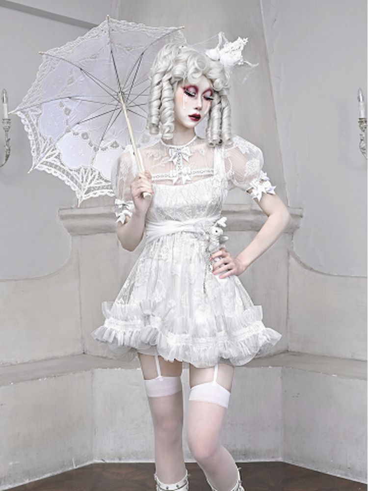 White Lace Doll Dress sneakershuborg