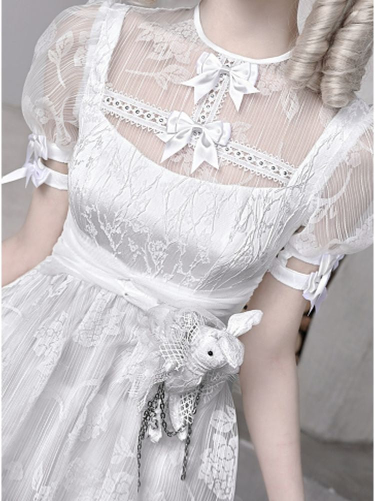 White Lace Doll Dress sneakershuborg