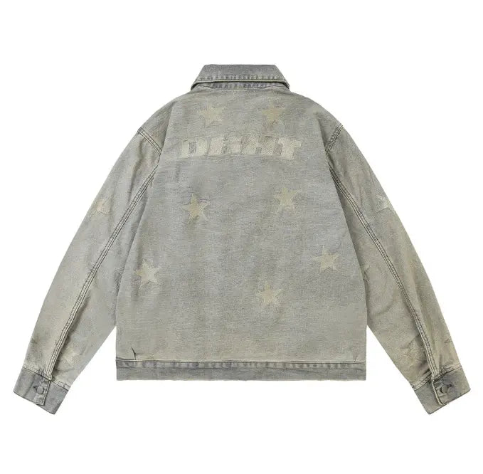 Washed and Worn Jeans jacket Unisex - sneakershuborg