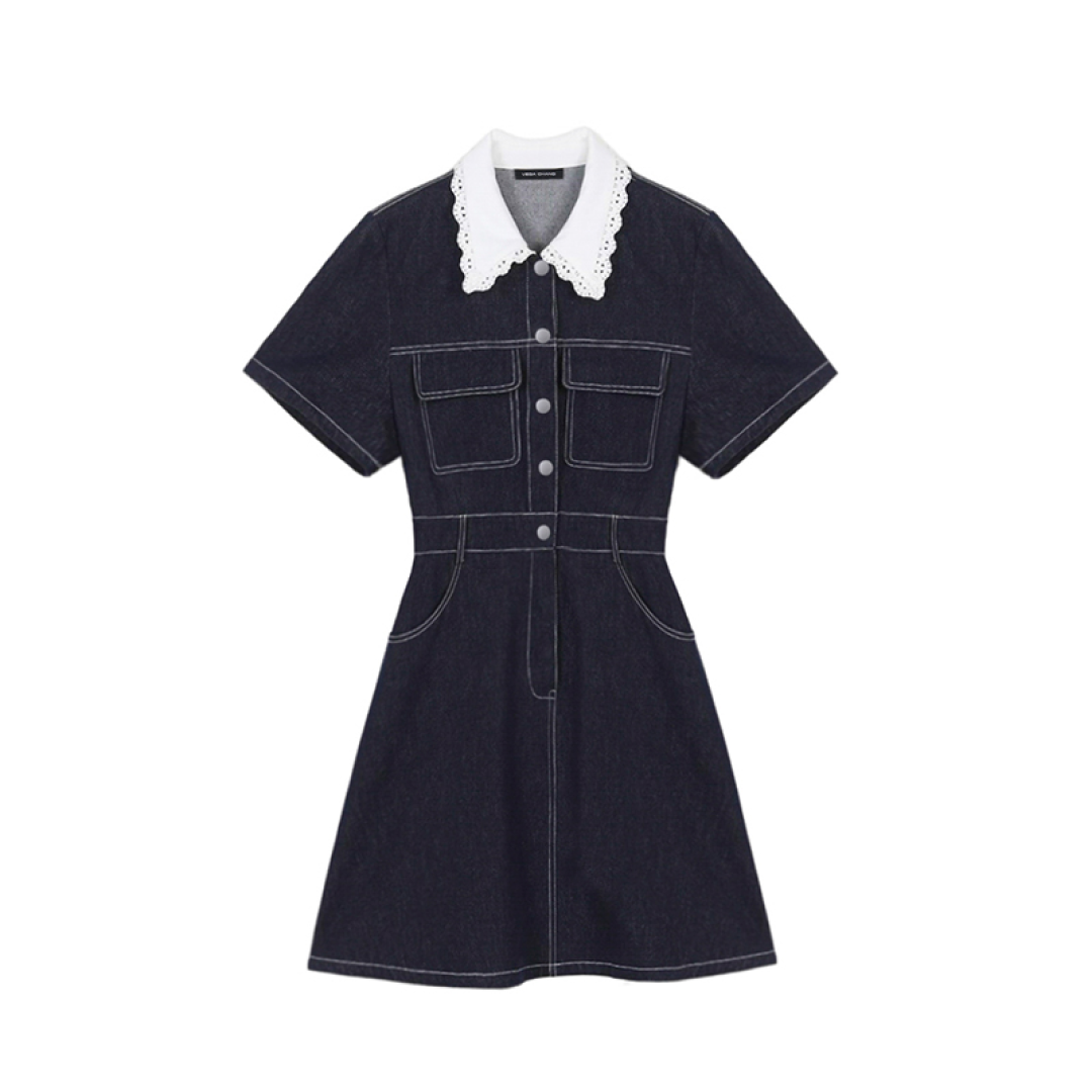 Waist Shape Denim Dress - sneakershuborg