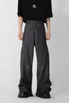 Zipper Slit Trousers - sneakershuborg