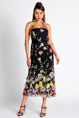 Seth Halter Embroider Floral Dress sneakershuborg