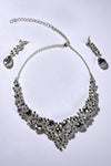 Wendy Rhinestone Cubic Necklace With Earrings sneakershuborg