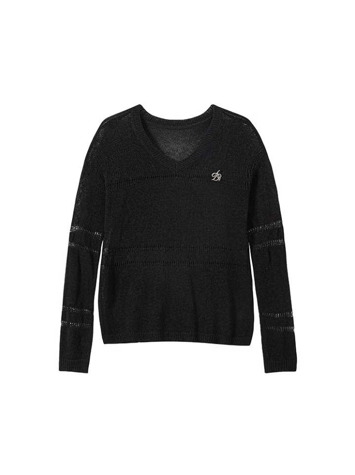 Airy Breeze V-Neck Sweater sneakershuborg