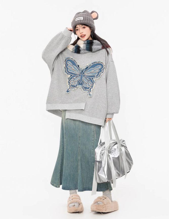 Butterfly Dream Oversized Hoodie sneakershuborg