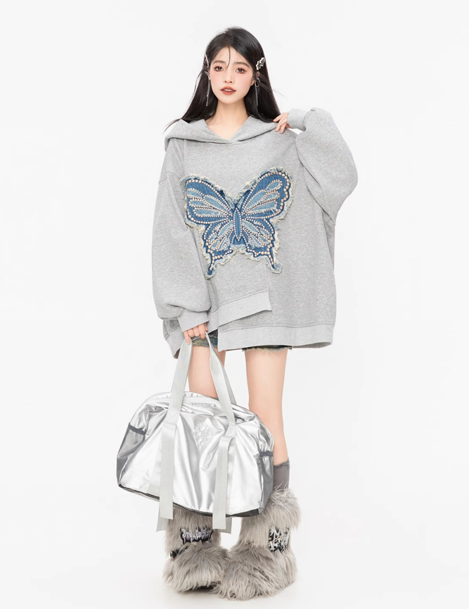 Butterfly Dream Oversized Hoodie sneakershuborg