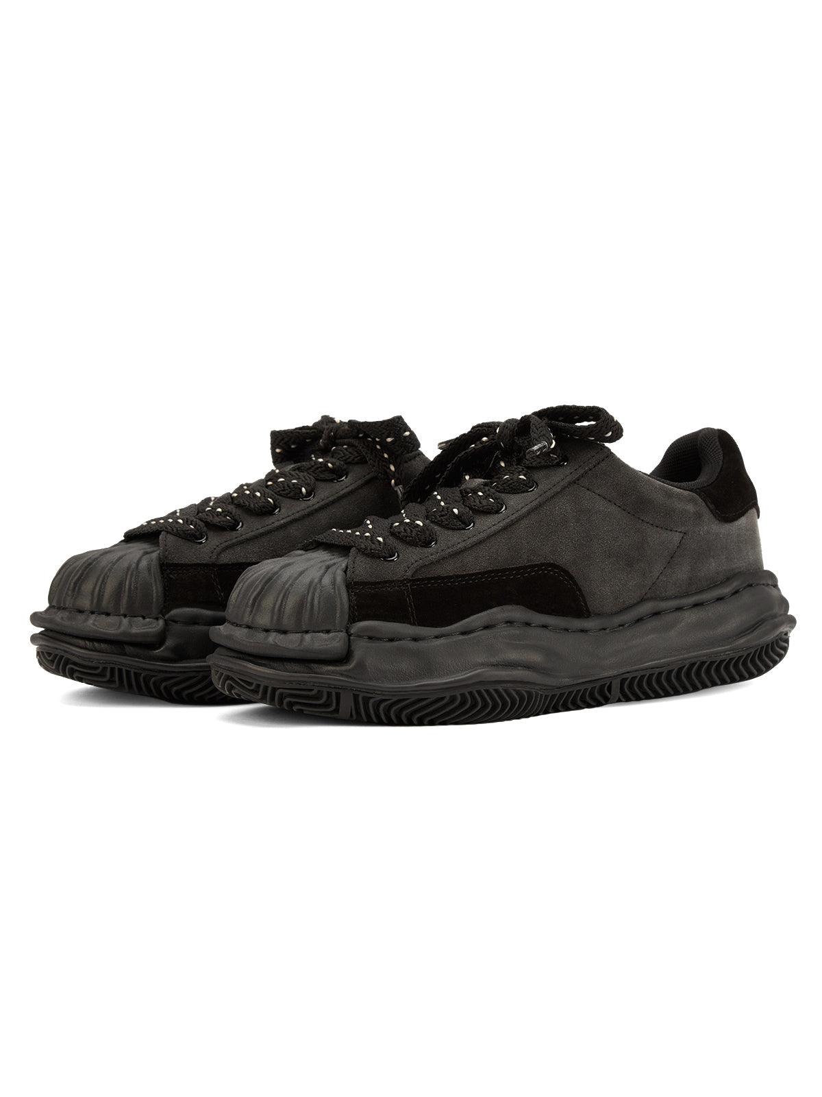 Sneakerhub Black Retro Washed Street Rap Sneakers - 2059 - sneakershuborg