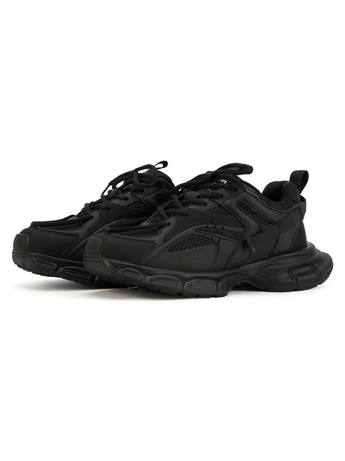 Sneakerhub Black Warrior Mesh Rap Sneakers - 2087 - sneakershuborg