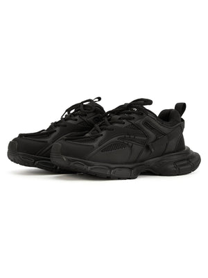 Sneakerhub Black Warrior Mesh Rap Sneakers - 2087 - sneakershuborg