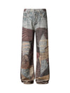 Sneakerhub High Street Distressed Washed Printed Jeans - sneakershuborg