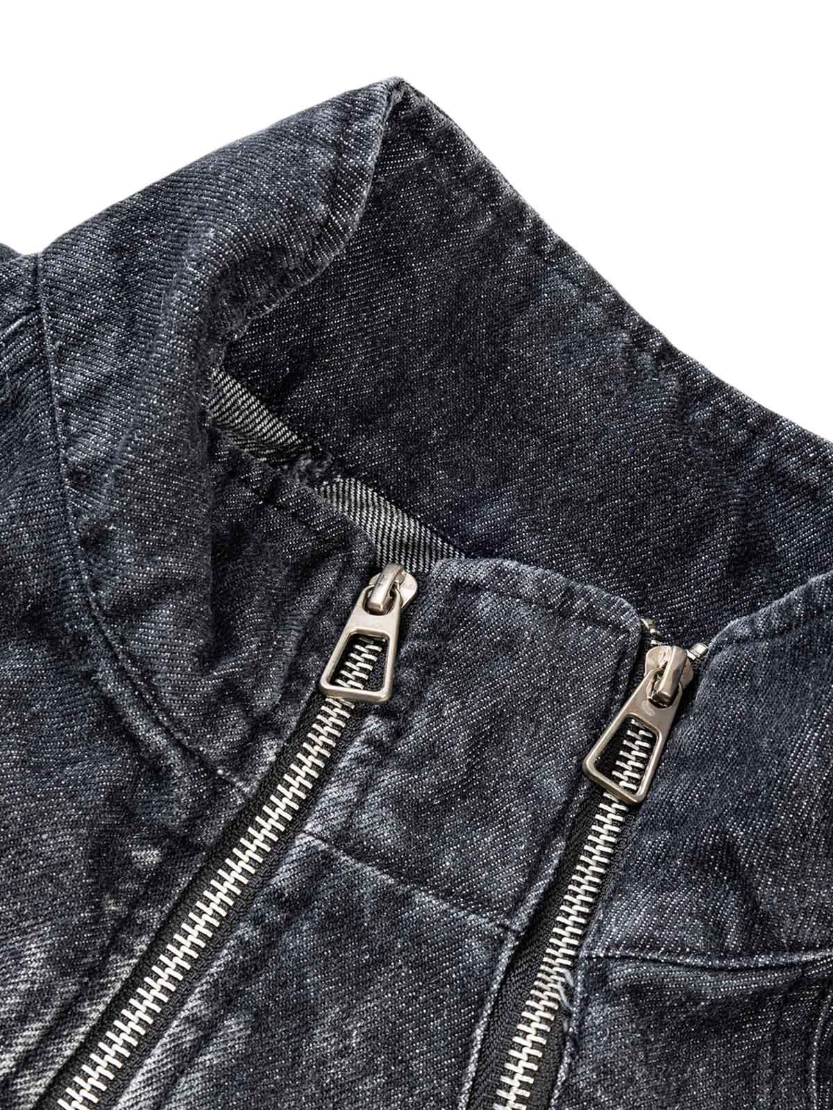 Sneakerhub Washed Distressed Denim Jacket - sneakershuborg