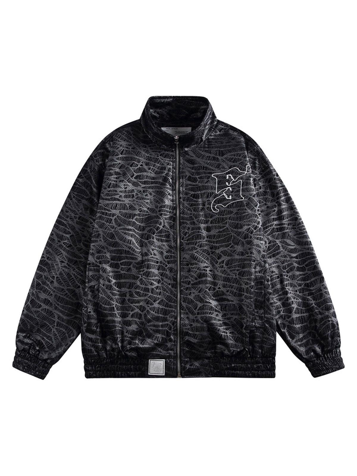 Sneakerhub Stand Collar Embroidery Jacket - sneakershuborg