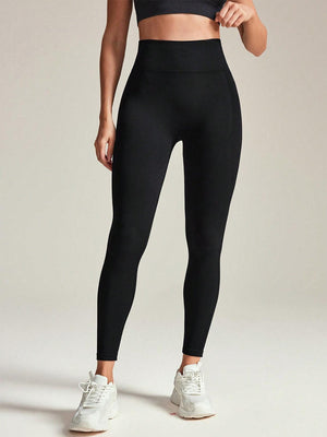 High Rise Active Leggings Trendsi