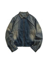 Sneakerhub High Street Hip-hop Distressed Washed Denim Jacket - sneakershuborg