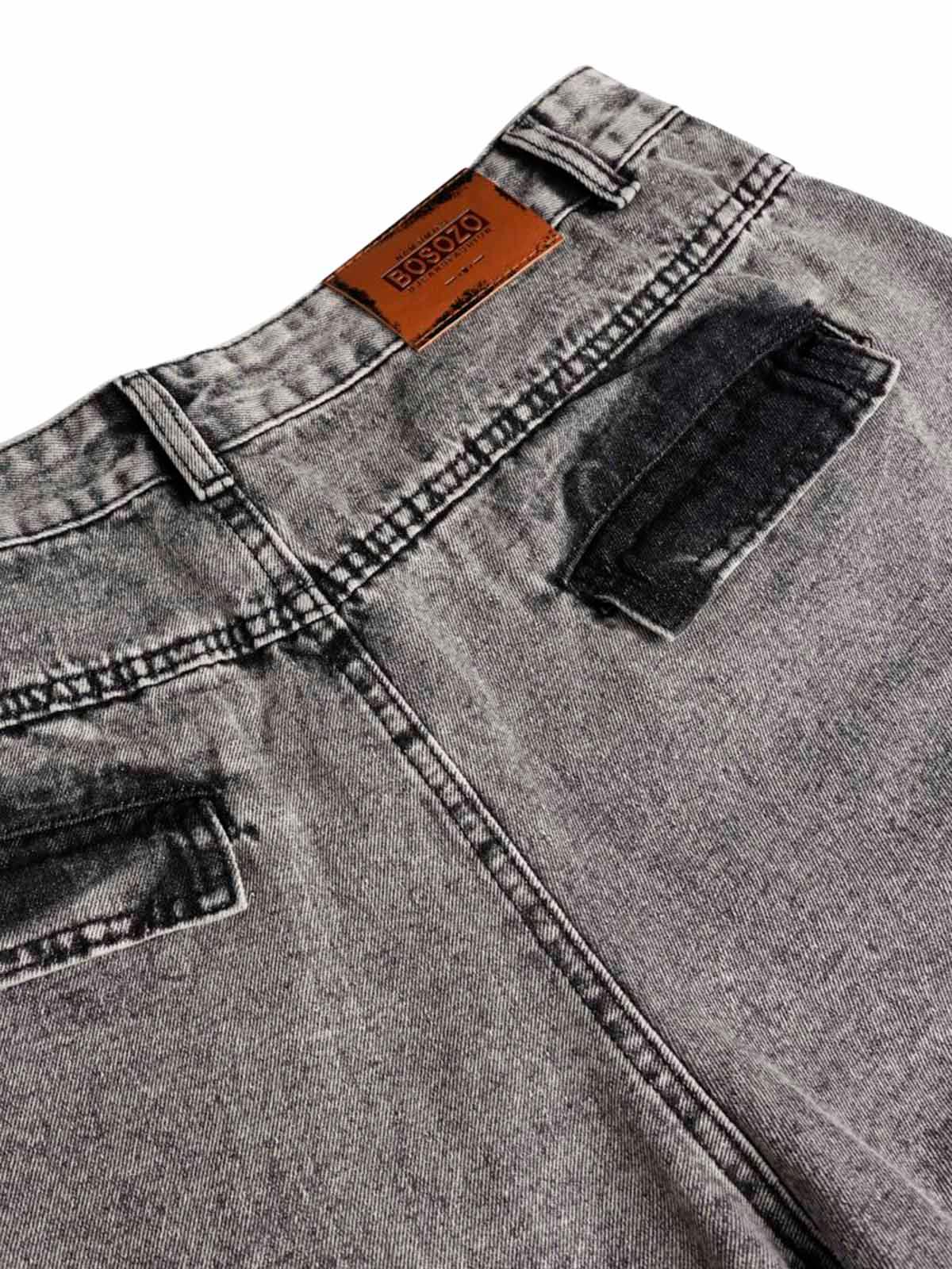 Sneakerhub Washed Multi-pocket Cargo Jeans - sneakershuborg