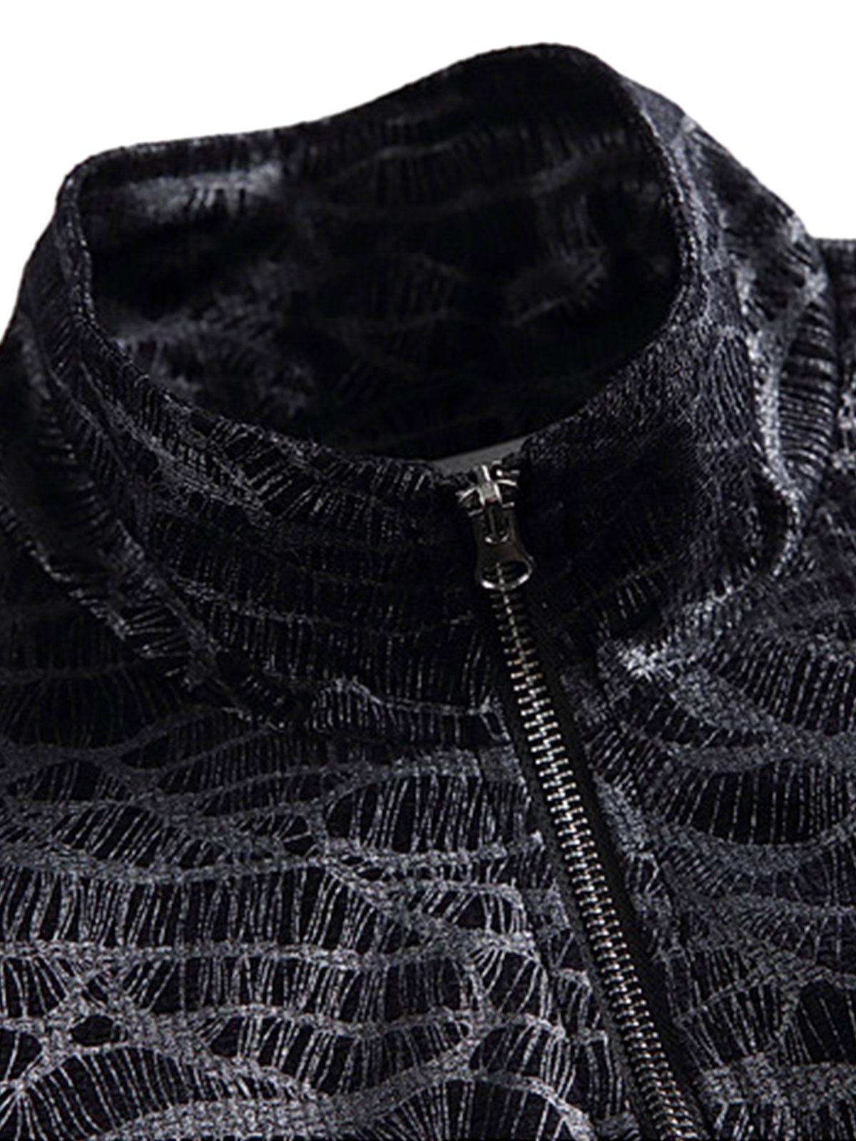 Sneakerhub Stand Collar Embroidery Jacket - sneakershuborg