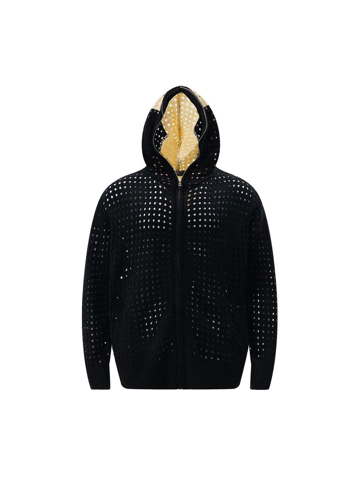 Sneakerhub Cross Jacquard Full Zipper Hooded Jacket - sneakershuborg