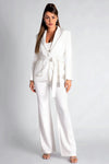 Stamatia Hot Diamond Loose Suit Jacket Two Piece Suit sneakershuborg