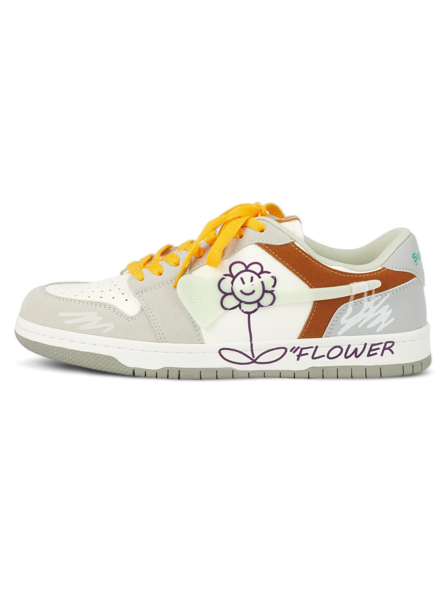 Sunflower Hip-Hop Skate Shoes - sneakershuborg