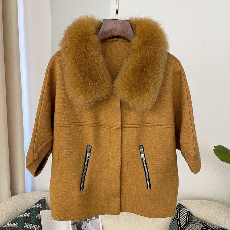 Sneakershub Real Fox Fur Collar Jacket eprolo