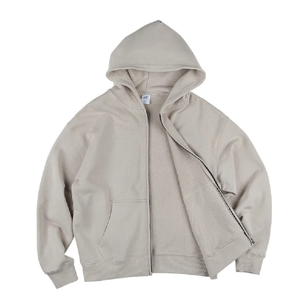 Zip-Up Hoodie In Heavy Weight Fabric IDLT