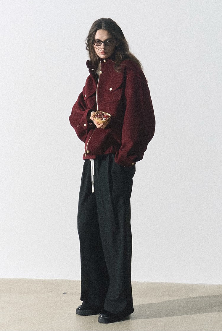 Wide Leg Drawstring Pants sneakershuborg