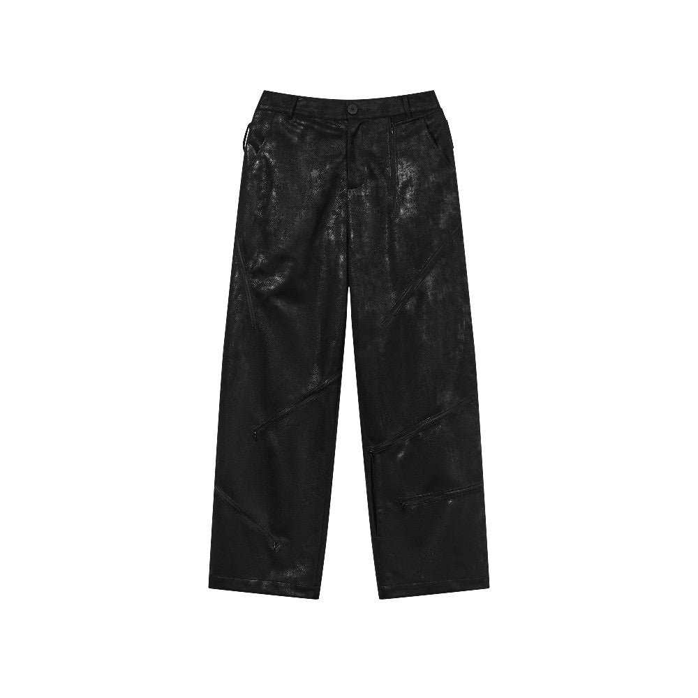 Zipper Loose Trousers - sneakershuborg