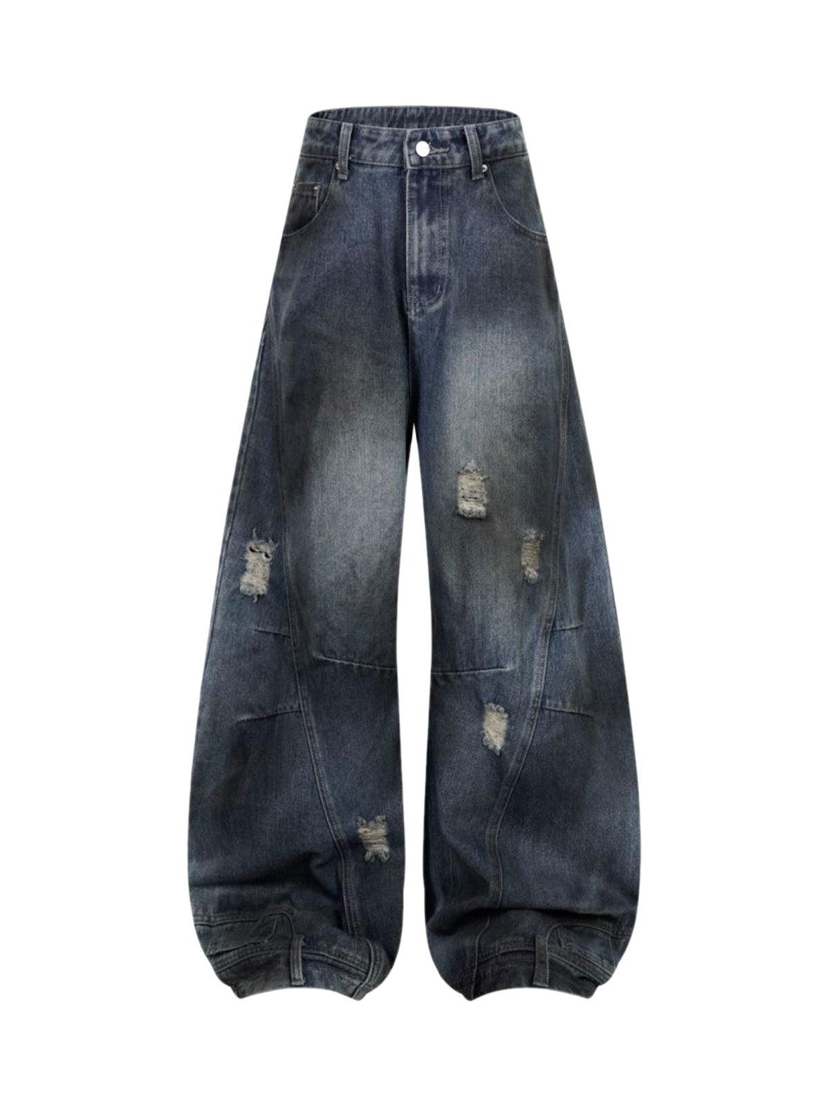 Sneakerhub Washed Distressed jeans - sneakershuborg