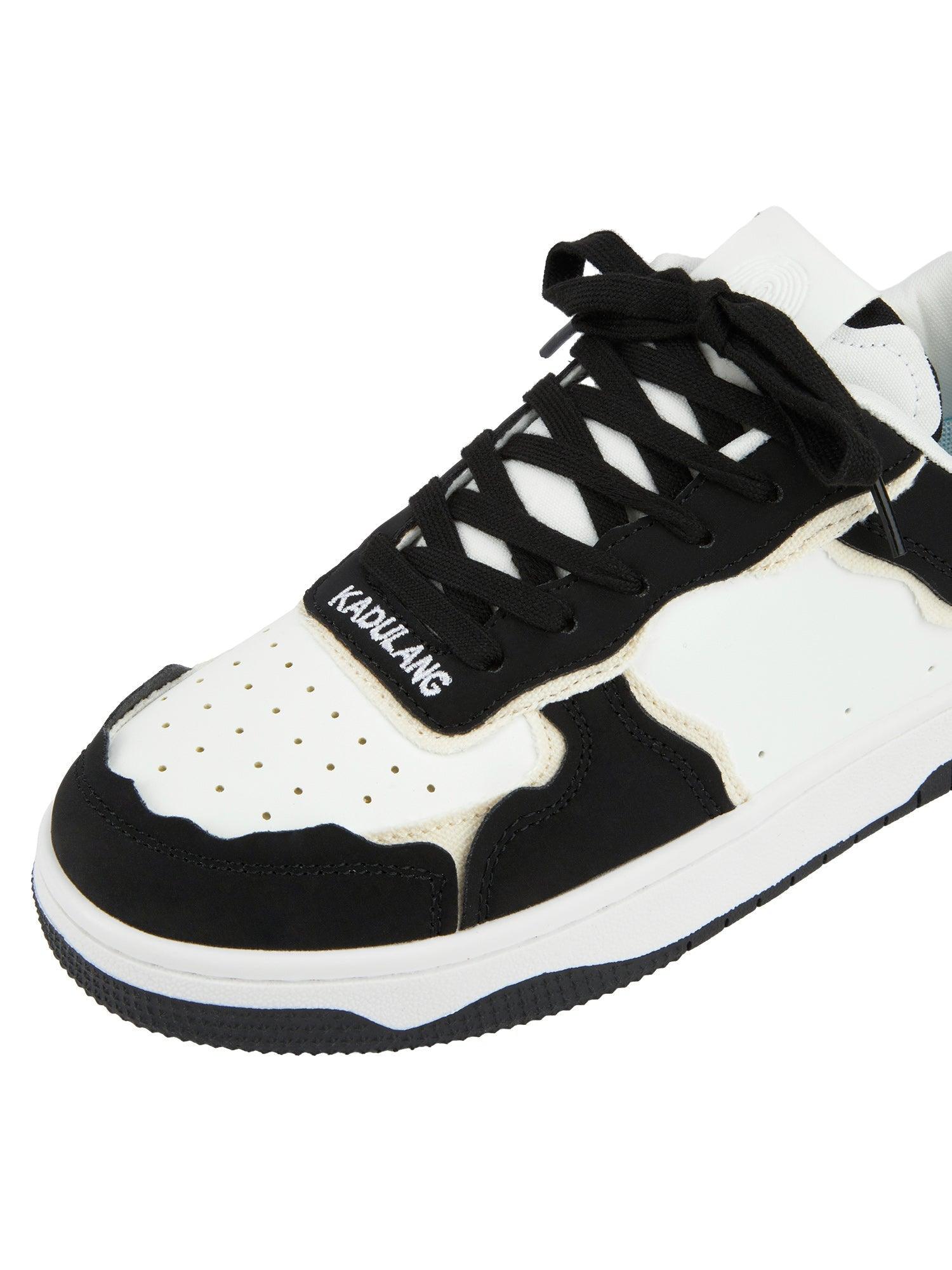 Sneakerhub High Street Black And White Board Casual Shoes -1554 - sneakershuborg