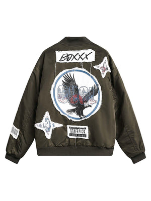 Sneakerhub Patchwork Bomber Jacket - sneakershuborg