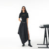 Avant-Garde Black Maxi Dress - sneakershuborg