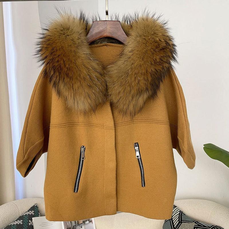 Sneakershub Real Fox Fur Collar Jacket eprolo