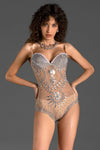 Asimina Transparent Glitter Mesh Bodysuit sneakershuborg