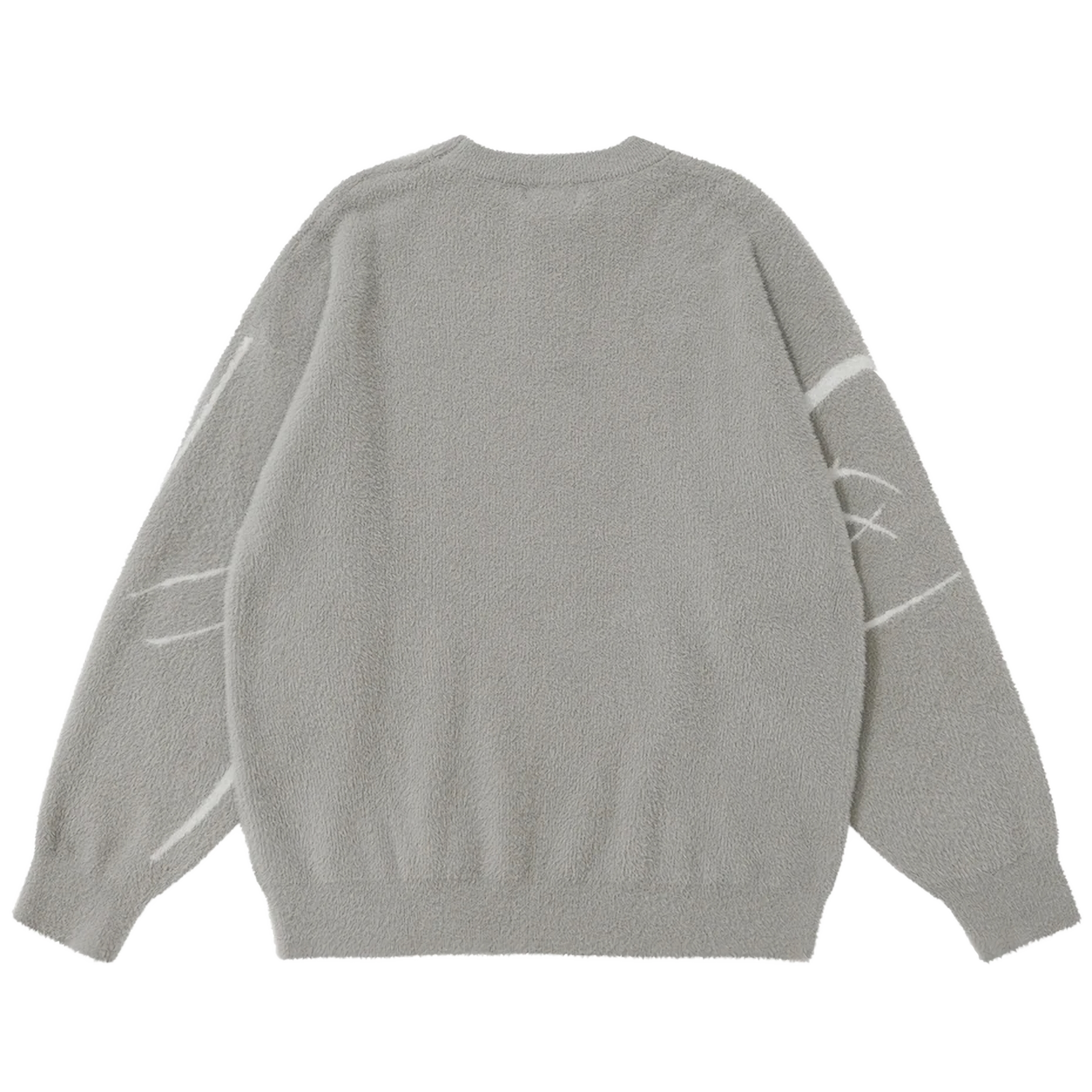 Abstract Bird Fleece Sweater sneakershuborg