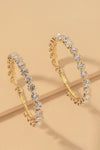 Aniyah Diamond Large Hoop Earrings sneakershuborg