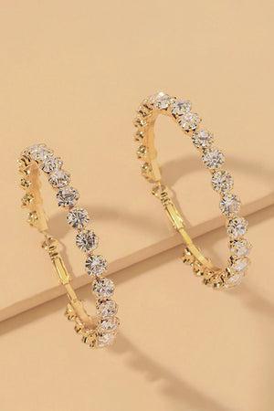 Aniyah Diamond Large Hoop Earrings sneakershuborg