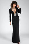 Simelis V-Neck Long Sleeve Maxi Dress sneakershuborg