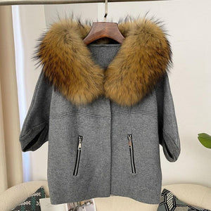 Sneakershub Real Fox Fur Collar Jacket eprolo