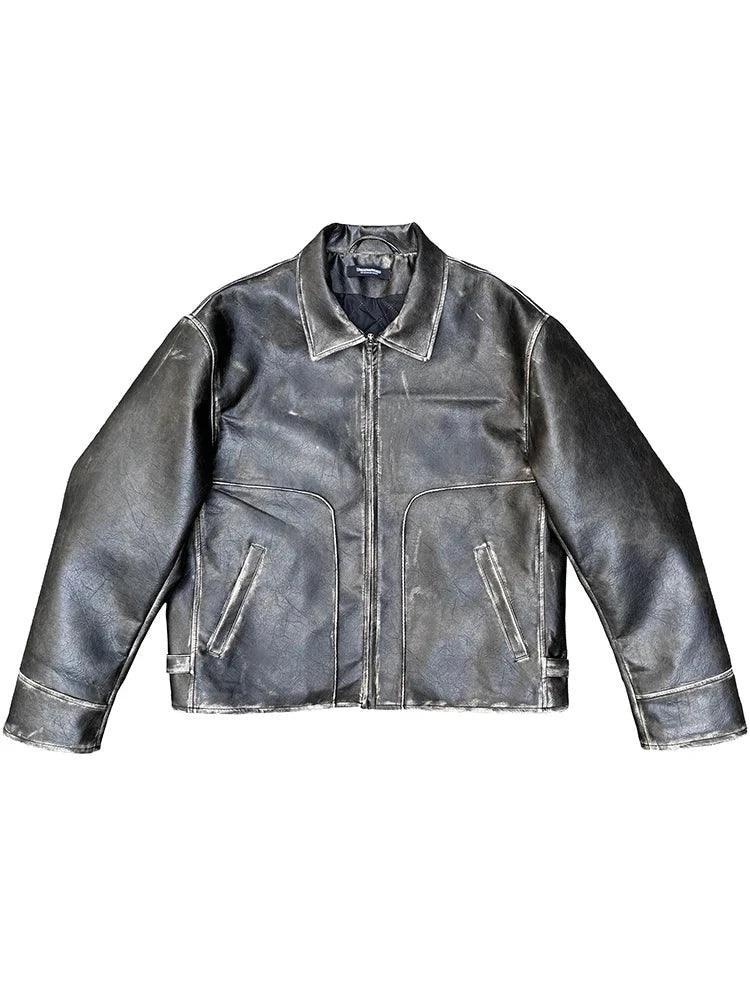 Sneakershub Black Faux Leather Jacket eprolo